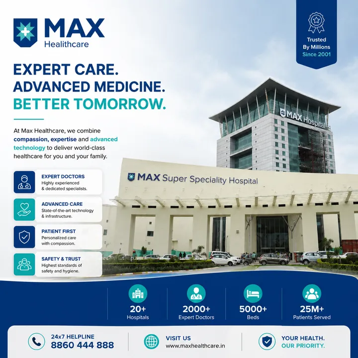 MAX Healthcare – Social Media Marketing by Phantom Designs